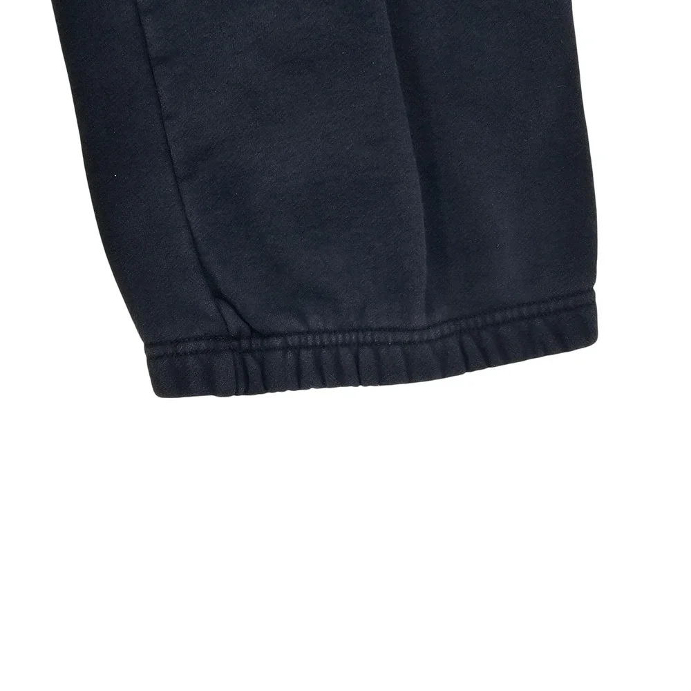 Nike Sportswear Fleece Sweatpants Joggers Large Black Embroidered Y2K Comfy